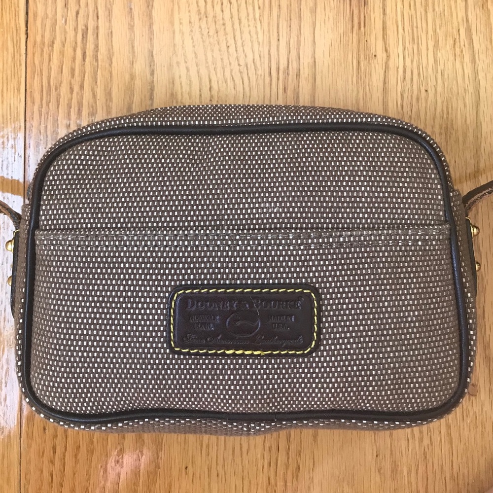 VINTAGE DOONEY & BOURKE Brown/White Shoulder Bag